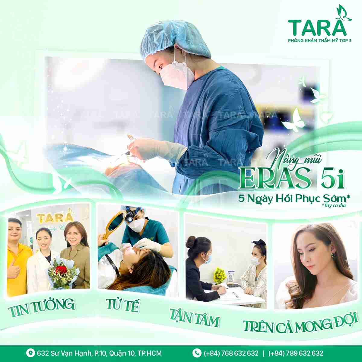 Nâng mũi cấu trúc ERAS 5i giá bao nhiêu?