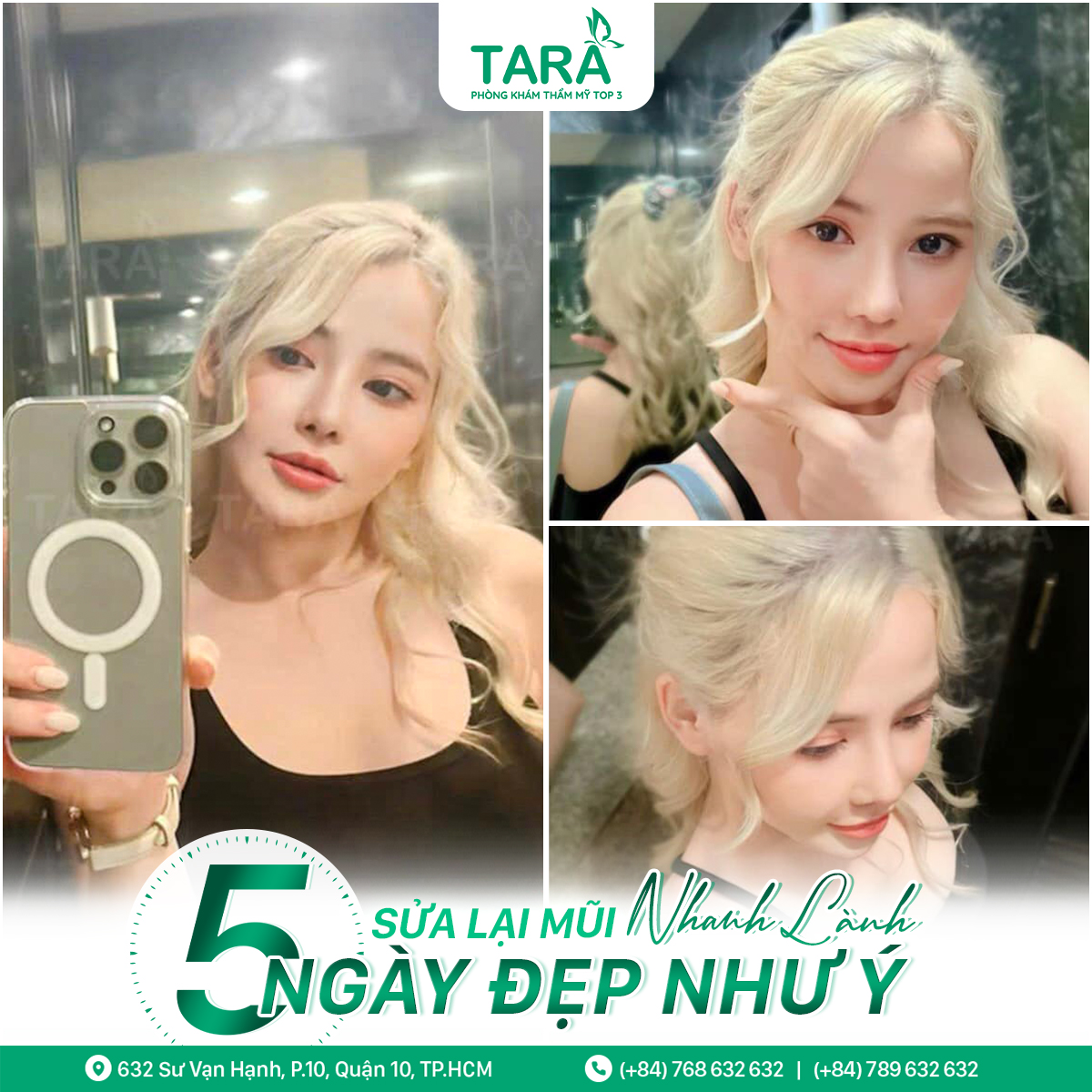 Bác sĩ nâng mũi đẹp uy tín tại TPHCM – Bác sĩ Trang Thẩm mỹ TARA
