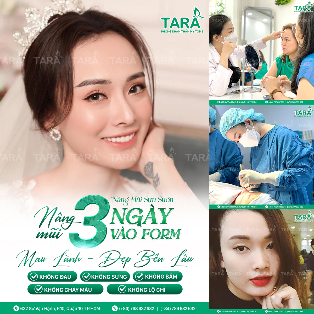 Địa chỉ nâng mũi đẹp uy tín tại TP HCM – Tiến sĩ Bác sĩ Trang Thẩm mỹ TARA – Dr Trang TARA